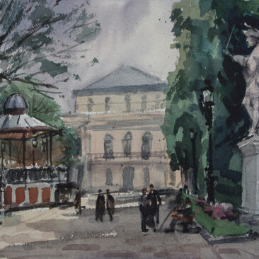 C.01.022	'Paseo del Espolón. Burgos'	Burgos	10-5-1999	23x31	Museo de la Ferias de Medina del Campo 